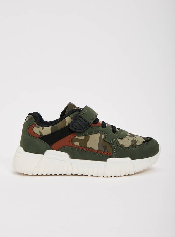 Army print trainers sale